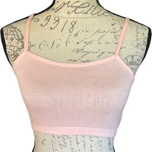 Pink Girls Crop Top Tank Size X-Large